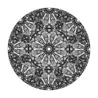 mandala desenhada à mão. decoração em ornamento de doodle oriental étnica. vetor