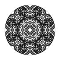 mandala desenhada à mão. decoração em ornamento de doodle oriental étnica. vetor