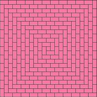 fundo de ilustração de design de vetor de parede de cor de tijolo rosa