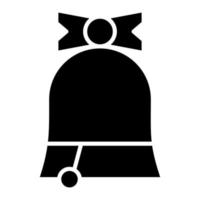 ícone de glifo de sinos vetor