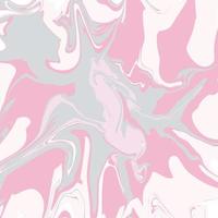 fundo de vetor abstrato, imitação de arte fluida acrílica. cores rosa pastel, tinta líquida. modelo moderno para banner, design e decoração. composição de formas geométricas abstratas