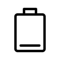 modelo de ícone de bateria vetor