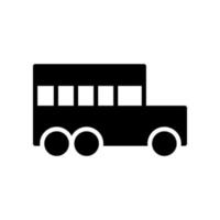 modelo de ícone de ônibus vetor