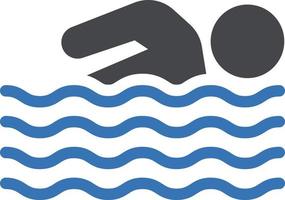 ilustração vetorial de natação em ícones de símbolos.vector de qualidade background.premium para conceito e design gráfico. vetor