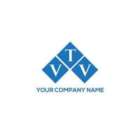 design de logotipo de carta vtv em fundo branco. conceito de logotipo de letra de iniciais criativas vtv. design de letras vtv. vetor