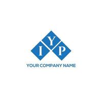 design de logotipo de carta iyp em fundo branco. conceito de logotipo de carta de iniciais criativas iyp. design de letra iyp. vetor