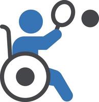 ilustração vetorial de tênis de cadeira de rodas em ícones de símbolos.vector de qualidade background.premium para conceito e design gráfico. vetor
