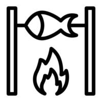 peixe cozinhar ilustração vetorial em ícones de símbolos.vector de qualidade background.premium para conceito e design gráfico. vetor