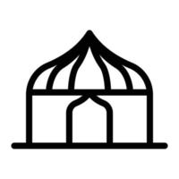 ilustração vetorial de mesquita em ícones de símbolos.vector de qualidade background.premium para conceito e design gráfico. vetor