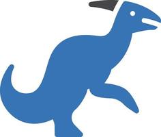 ilustração vetorial parasaurolophus em um background.premium qualidade symbols.vector ícones para conceito e design gráfico. vetor