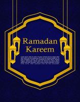 fundo ramadan kareem vetor