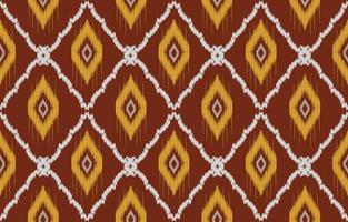 tecido ikat sem costura padrão geométrico étnico tradicional bordado style.design para fundo, tapete, tapete, sarongue, roupas, ilustração vetorial. vetor