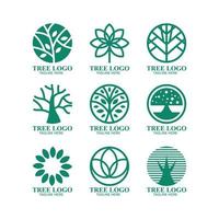 árvore logotipo símbolo elemento simples forma vetor