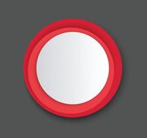 vetor de modelo de fundo de círculos vermelhos
