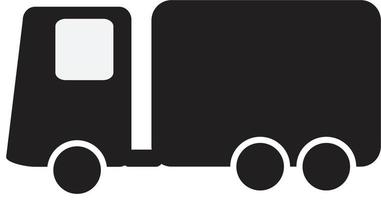 ícone de entrega. sinal de caminhão de entrega. ícone de caminhão de entrega de envio. vetor