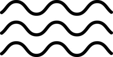 ícone de onda. símbolo de onda. vetor