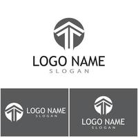 t logotipo modelo vetor símbolo natureza