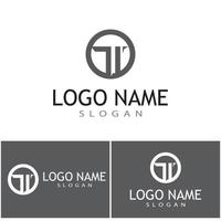 t logotipo modelo vetor símbolo natureza