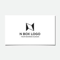 n design de logotipo de dobras de papel