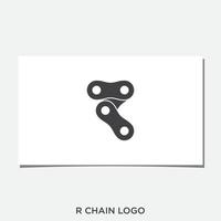 vetor de design de logotipo de cadeia r