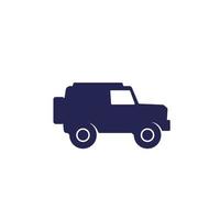 ícone de carro off-road, 4WD suv vetor