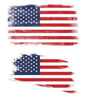 bandeira dos estados unidos da américa em estilo grunge