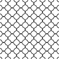 design de padrão com figuras de quatrefoil. padrão chevron vetor