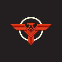 logotipo do pássaro. design de logotipo de fênix ou águia.