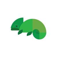 modelo de design de vetor de ícone de logotipo camaleão