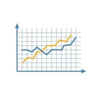 ícone de cor de classificação do site. monitoramento seo. smm, estatísticas de SEO. análise de marketing. analise de dados. análise de mídia social. ilustração vetorial isolada vetor