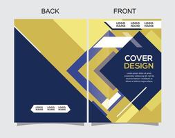 design de capa, adequado para livro, relatório, proposta, perfil, revista e apresentação vetor