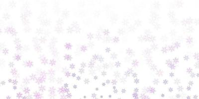 layout abstrato vector roxo claro com folhas.