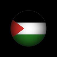 país Palestina. bandeira palestina. ilustração vetorial. vetor