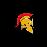 Capacete de guerreiro espartano - design de logotipo de máscara de sparta, adequado para sua necessidade de design, logotipo, ilustração, animação, etc. vetor
