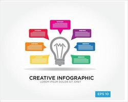 informação criativa gráfico simples moderno vetor plano