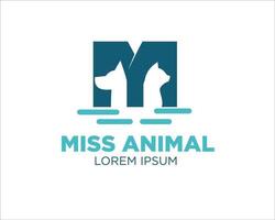 logotipo de cuidados com animais de estimação projeta ícone e símbolo vetor minimalista