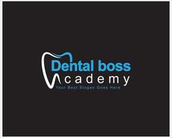 designs de logotipo de academia de odontologia para logotipo de serviço médico de saúde vetor