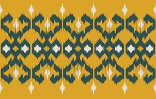 amarelo abstrato étnico. sem costura padrão geométrico em tribal, bordado folclórico e estilo mexicano. impressão de ornamento de arte geométrica asteca. design para tapete, papel de parede, roupas, embrulho, tecido, têxtil. vetor