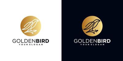 logotipo do pássaro, referência para o logotipo da empresa vetor