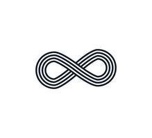 modelo de design de logotipo de vetor de ícone infinito