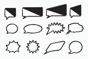 ilustração de design de logotipo de vetor de ícone de discurso de bolha