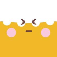 emoji ilustração vetor expressão kawaii