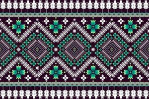 padrão tradicional oriental étnico geométrico figura estilo de bordado tribal design para plano de fundo, papel de parede, roupas, envolvimento, tecido, ilustração vetorial vetor