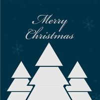 cartão de feliz natal, banner, pôster. fundo vintage com tipografia e elementos vetor