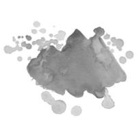 fundos em aquarela preto e branco. .abstract isolado mancha de aquarela de vetor monocromático. elemento grunge para design de papel