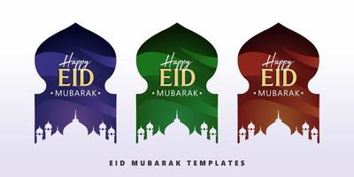 projeto de plano de fundo eid mubarak. ilustração vetorial adequada para cartões, cartazes e banners. vetor