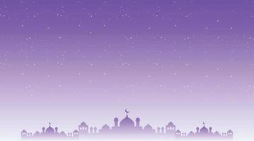 fundo islâmico. fundo de eid mubarak. fundo do Ramadã Kareem. vetor