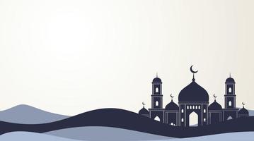 fundo islâmico. fundo de eid mubarak. fundo do Ramadã Kareem. vetor