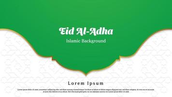 projeto de fundo islâmico. modelo de design de cartão de saudação eid al adha, ilustração vetorial islâmica vetor