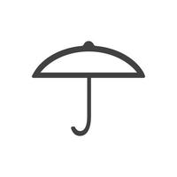vetor do logotipo do guarda-chuva